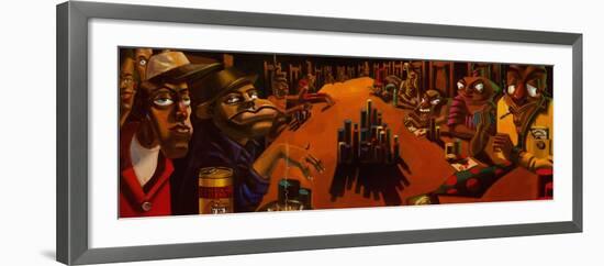 Poker Game-Justin Bua-Framed Art Print