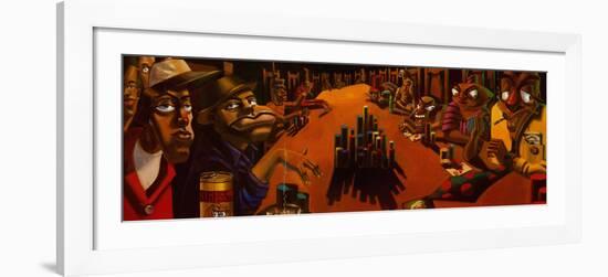 Poker Game-Justin Bua-Framed Art Print