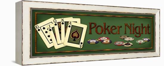 Poker Night-Kate Ward Thacker-Framed Premier Image Canvas