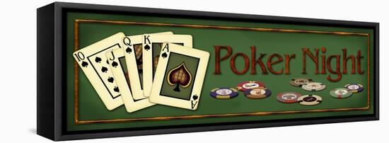 Poker Night-Kate Ward Thacker-Framed Premier Image Canvas