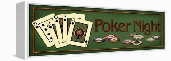 Poker Night-Kate Ward Thacker-Framed Premier Image Canvas