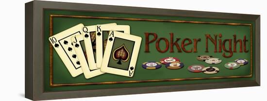 Poker Night-Kate Ward Thacker-Framed Premier Image Canvas