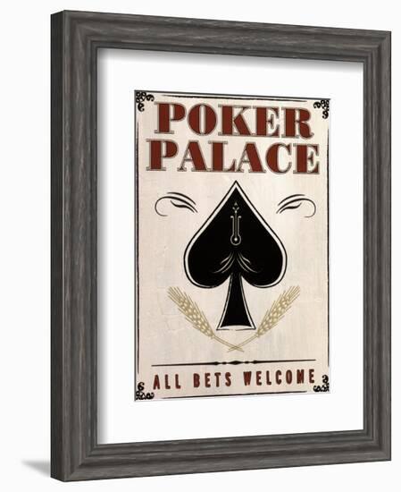 Poker Palace-null-Framed Art Print