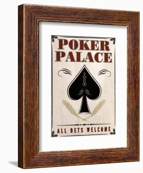 Poker Palace--Framed Art Print