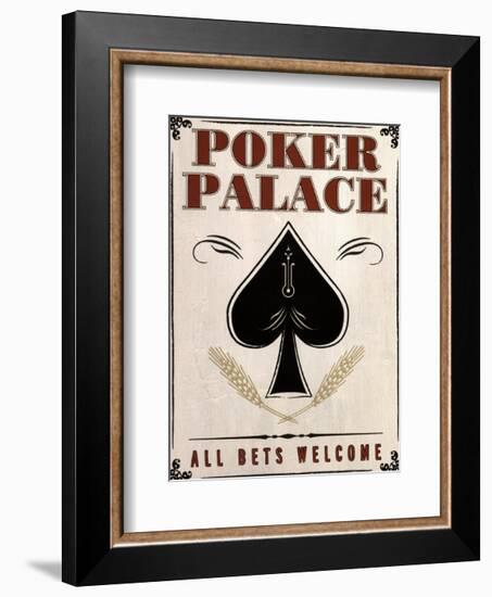 Poker Palace-null-Framed Art Print