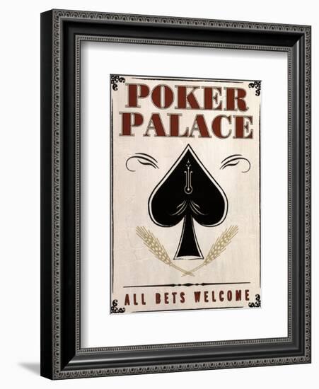 Poker Palace-null-Framed Art Print