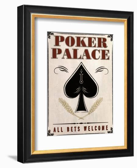 Poker Palace--Framed Art Print