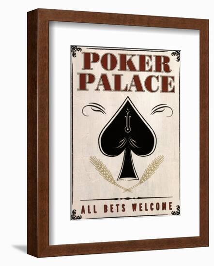 Poker Palace-null-Framed Art Print