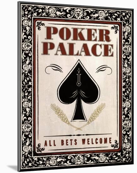 Poker Palace-null-Mounted Art Print