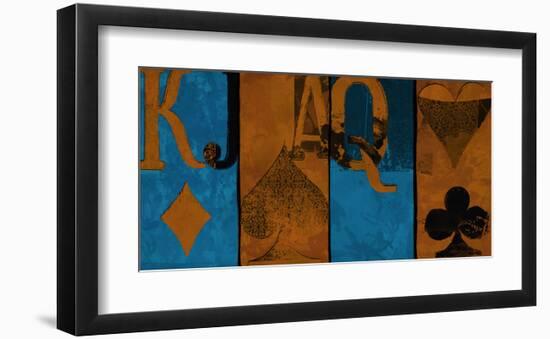 Poker Panorama-Parker Greenfield-Framed Art Print