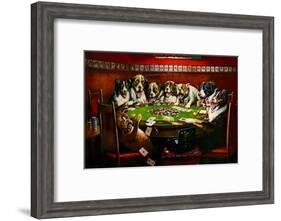 Poker Sympathy-Cassius Marcellus Coolidge-Framed Art Print