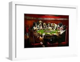 Poker Sympathy-Cassius Marcellus Coolidge-Framed Art Print