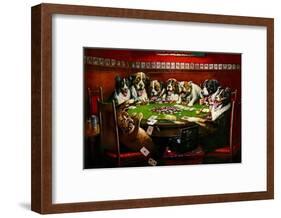Poker Sympathy-Cassius Marcellus Coolidge-Framed Art Print
