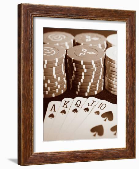 Poker-Boyce Watt-Framed Art Print