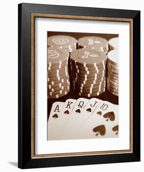 Poker-Boyce Watt-Framed Premium Giclee Print