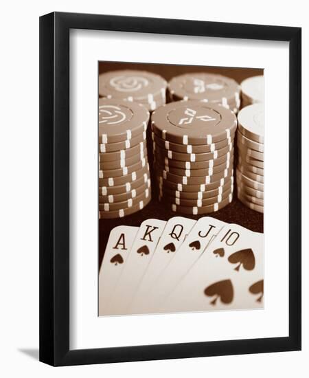 Poker-Boyce Watt-Framed Premium Giclee Print