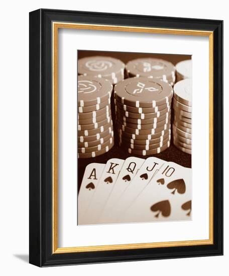 Poker-Boyce Watt-Framed Art Print