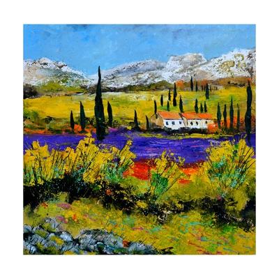 Provence Painting French Landscape 8 x 12 Provence Landscape French Country Small Landscape Olive Trees Painting French Impressionism