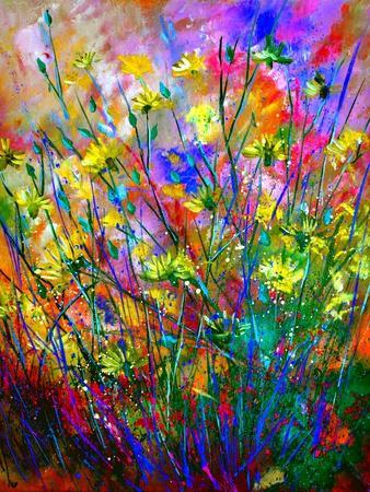 Paintings of 2024 flowers modern