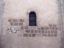 Portal of Romanesque Church of Saint-Saturnin, Boule-D'Amont, Languedoc-Roussillon, France-Pol M.R. Maeyaert-Framed Premier Image Canvas