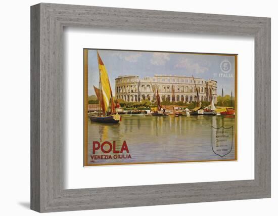 Pola Venezia Giulia Poster-Leopoldo Metlicovitz-Framed Photographic Print