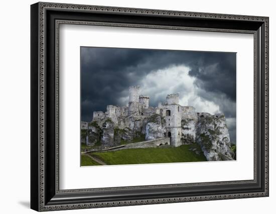 Poland. Composite of Ogrodzieniec Castle-Jaynes Gallery-Framed Photographic Print