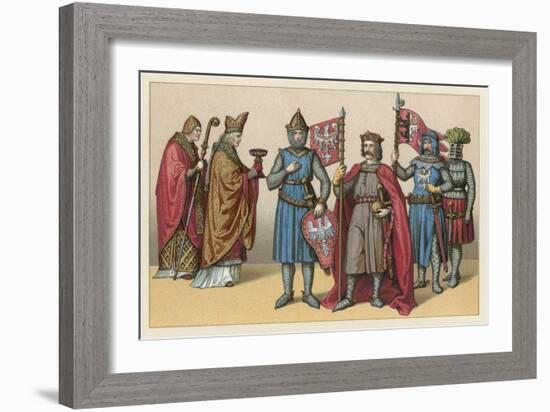 Poland Costume-French School-Framed Giclee Print