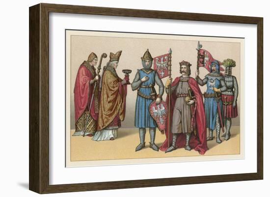 Poland Costume-French School-Framed Giclee Print