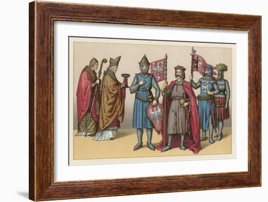 Poland Costume-French School-Framed Giclee Print