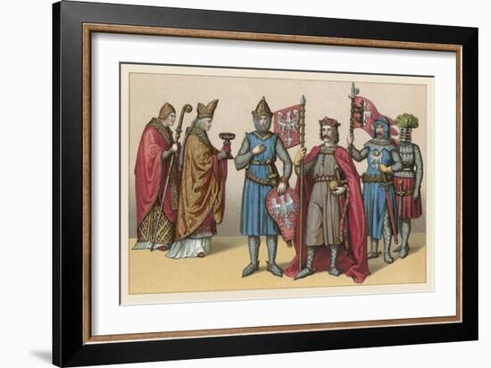 Poland Costume-French School-Framed Giclee Print