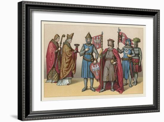 Poland Costume-French School-Framed Giclee Print