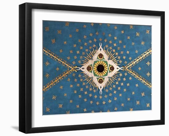 Poland, Cracow, Extraordinary Art Nouveau Ceiling Decoration in the Franciscan Church, Designed by -Katie Garrod-Framed Photographic Print