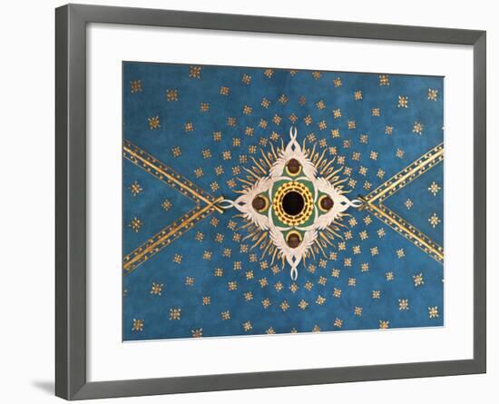 Poland, Cracow, Extraordinary Art Nouveau Ceiling Decoration in the Franciscan Church, Designed by -Katie Garrod-Framed Photographic Print