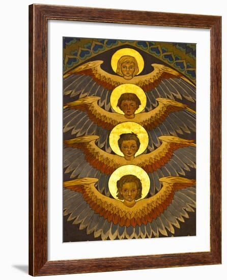 Poland, Cracow, Extraordinary Art Nouveau Decoration in the Franciscan Church, Designed by Stanisla-Katie Garrod-Framed Photographic Print