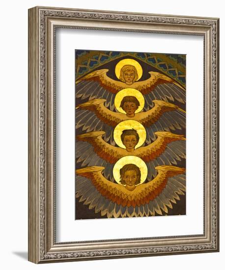 Poland, Cracow, Extraordinary Art Nouveau Decoration in the Franciscan Church, Designed by Stanisla-Katie Garrod-Framed Photographic Print