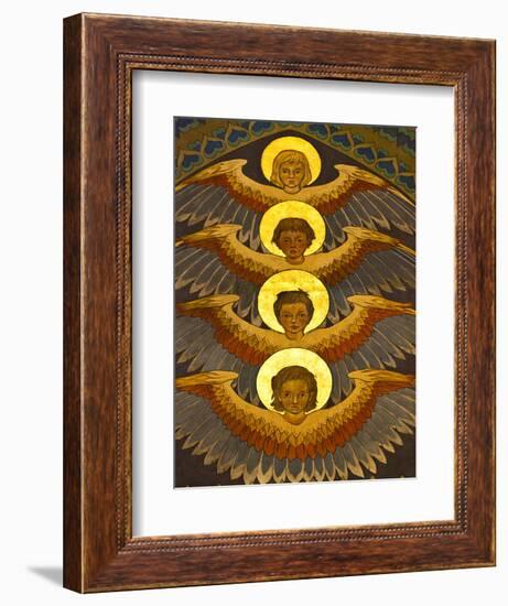 Poland, Cracow, Extraordinary Art Nouveau Decoration in the Franciscan Church, Designed by Stanisla-Katie Garrod-Framed Photographic Print