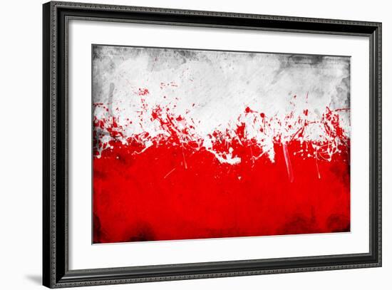 Poland Flag-igor stevanovic-Framed Art Print