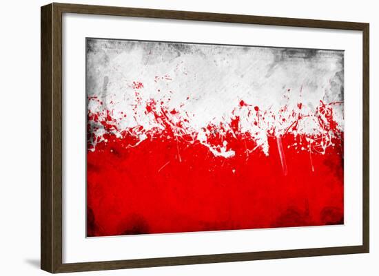 Poland Flag-igor stevanovic-Framed Art Print