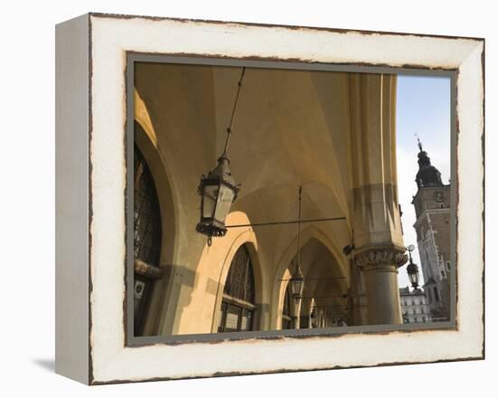 Poland, Krakow, Old Town, Market Square, Cloth Hall-Jane Sweeney-Framed Premier Image Canvas