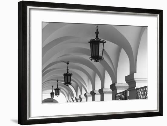 Poland, Malopolskai Province, Zamosc. Town Square-Walter Bibikow-Framed Photographic Print