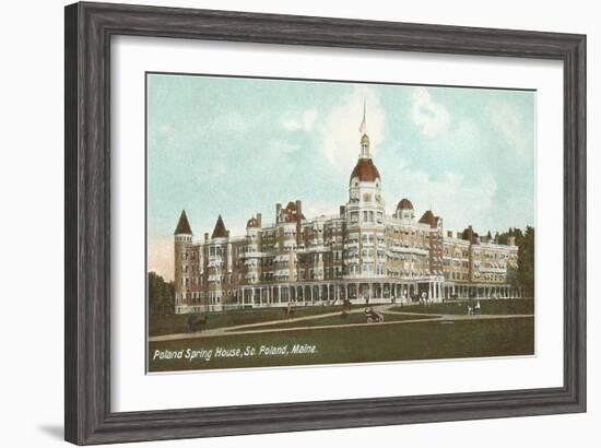 Poland Spring House, South Portland, Maine-null-Framed Art Print