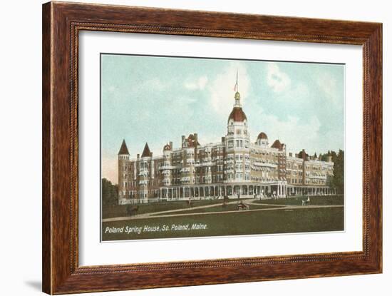 Poland Spring House, South Portland, Maine-null-Framed Art Print