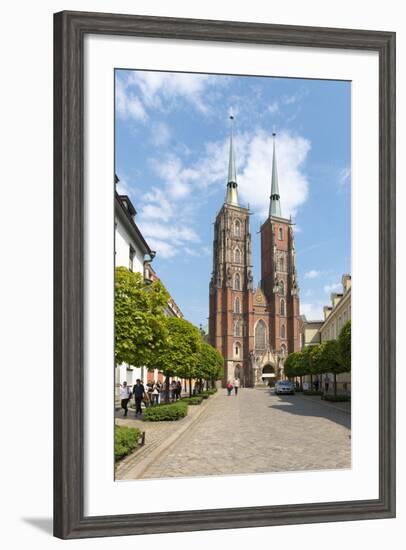 Poland, Wroclaw, Wroclaw Cathedral, Cathedral of St. John the Baptist-Roland T. Frank-Framed Photographic Print