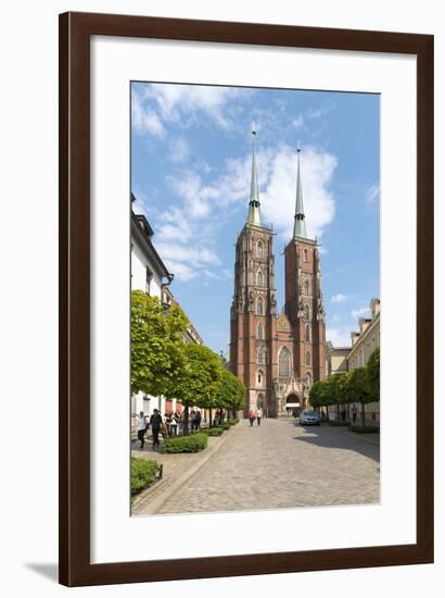 Poland, Wroclaw, Wroclaw Cathedral, Cathedral of St. John the Baptist-Roland T. Frank-Framed Photographic Print