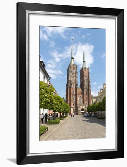 Poland, Wroclaw, Wroclaw Cathedral, Cathedral of St. John the Baptist-Roland T. Frank-Framed Photographic Print