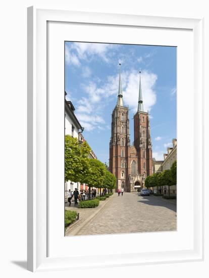 Poland, Wroclaw, Wroclaw Cathedral, Cathedral of St. John the Baptist-Roland T. Frank-Framed Photographic Print