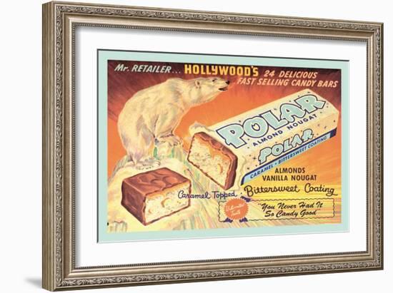 Polar Almond Nougat-null-Framed Art Print