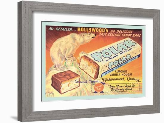 Polar Almond Nougat-null-Framed Art Print