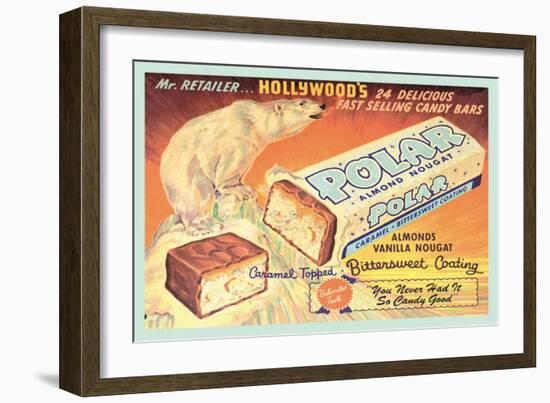 Polar Almond Nougat-null-Framed Art Print