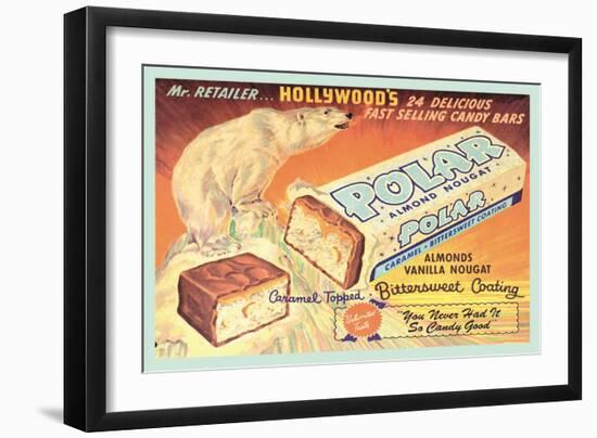 Polar Almond Nougat-null-Framed Art Print